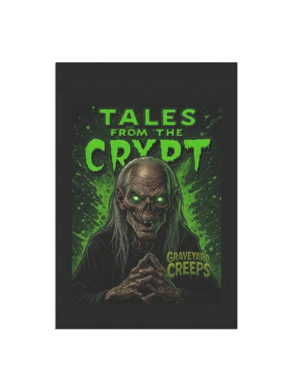 Tales from the Crypt Graveyard Creeps Garden Flag